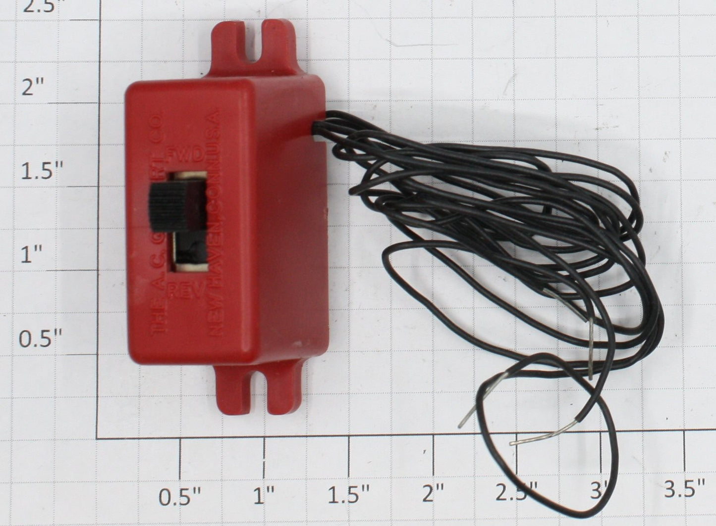 Lionel 100R O Gauge Red Forward / Reverse Switch