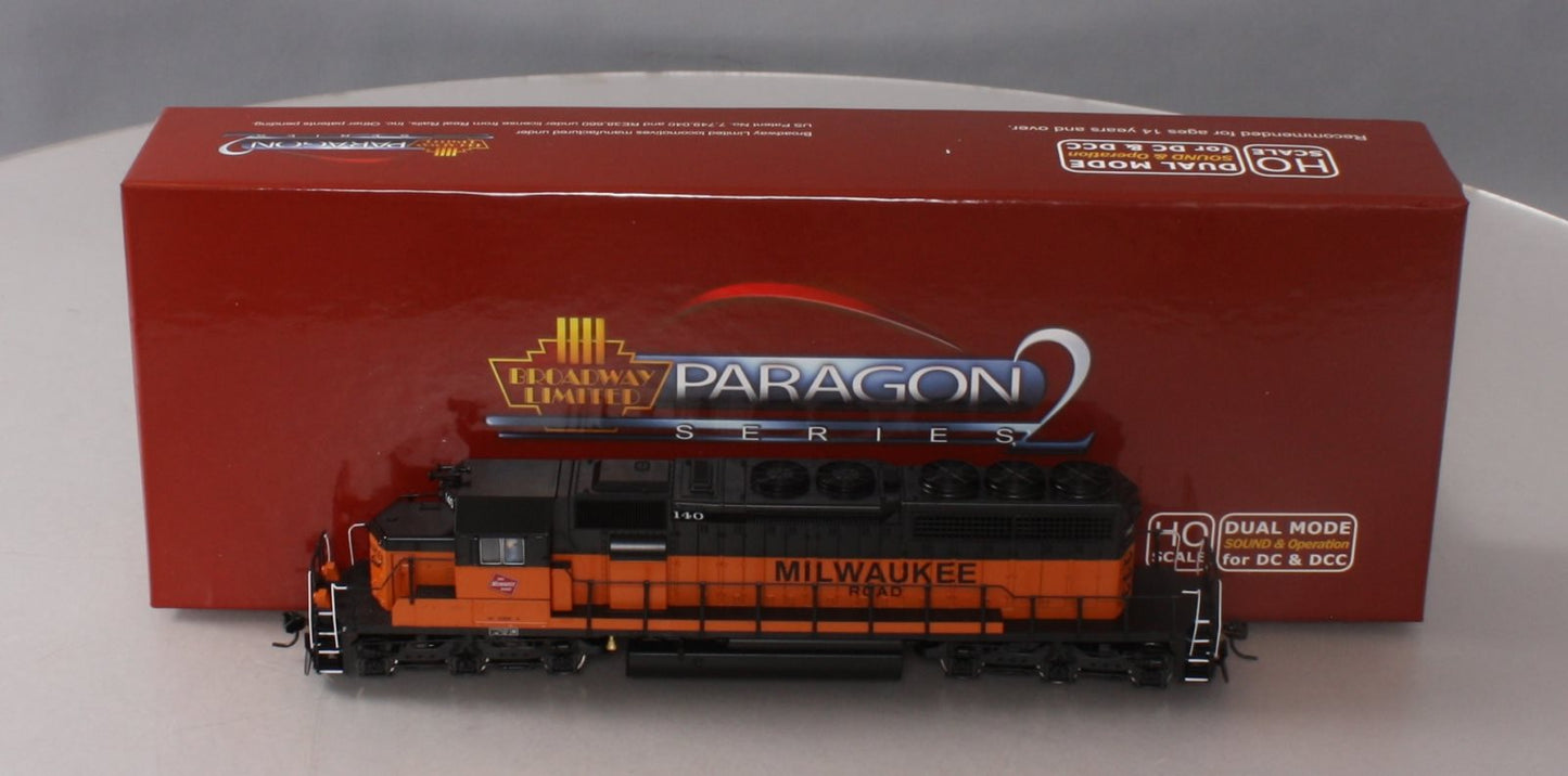 Broadway Limited 2717 HO Milwaukee EMD SD40-2 Diesel Locomotive #140 w/Paragon2