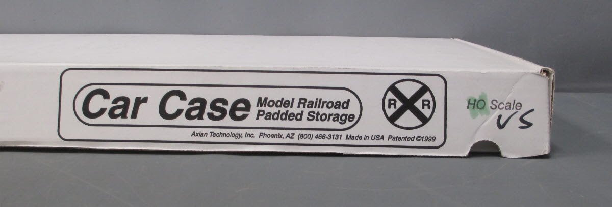 Axian HO Scale Model Railroad Padded Storage Car Case