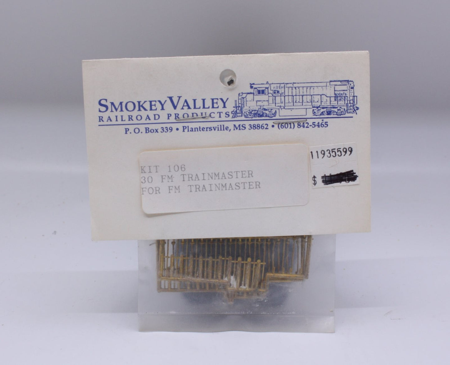 Smokey Valley RR Products 106 30 FM Trainmaster for Fm Trainmaster