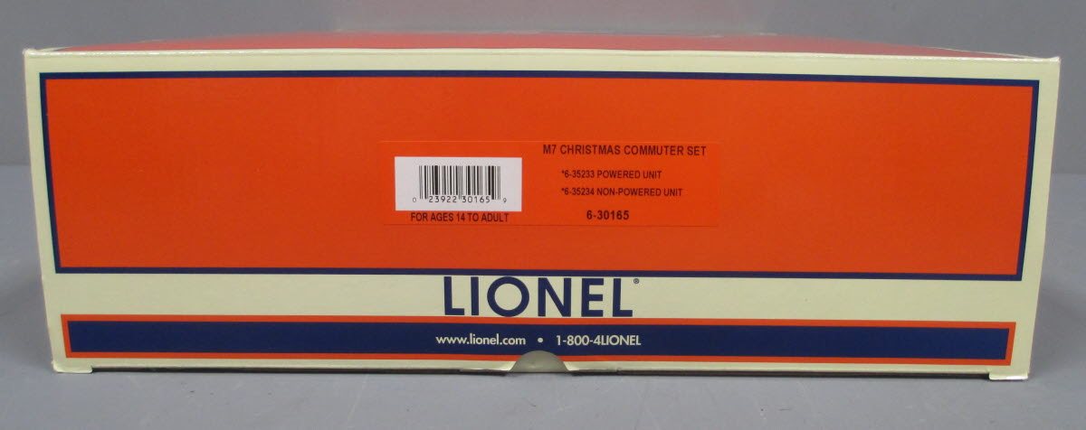 Lionel 6-30165 O Gauge Candy Cane Transit M7 Commuter Set – Trainz