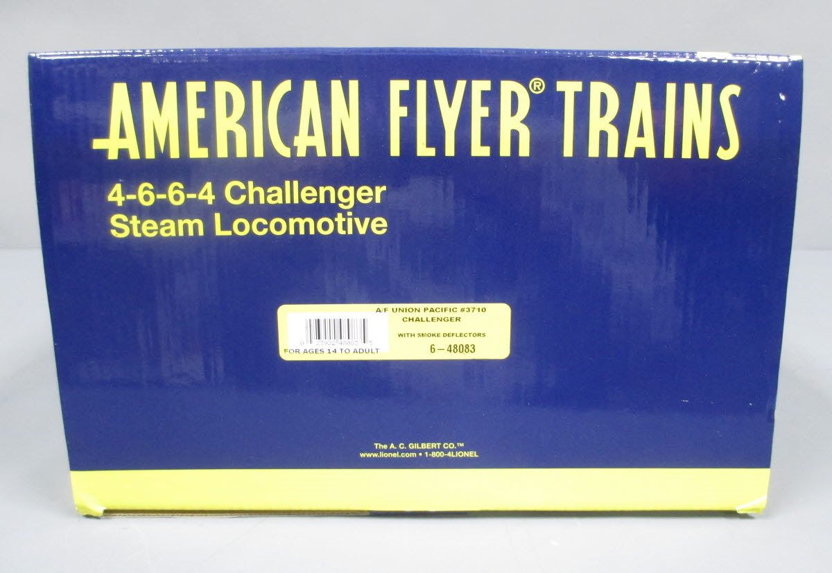 American Flyer 6-48083 S Scale Union Pacific 4-6-6-4 Black Challenger #3710