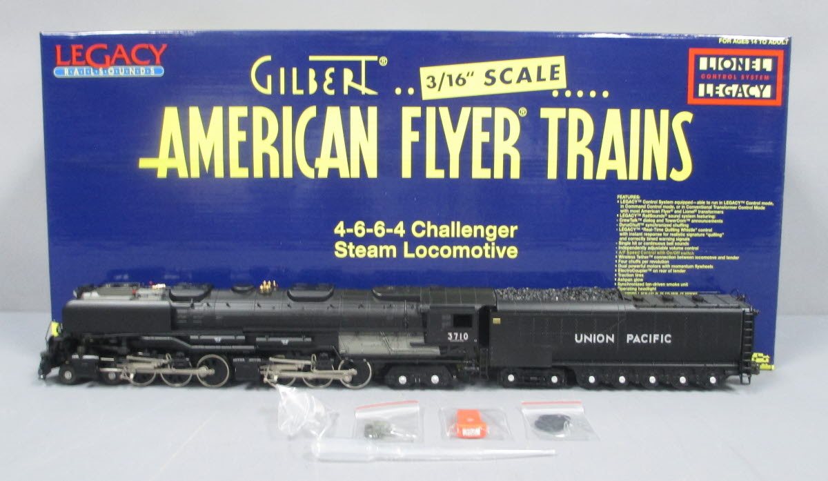 American Flyer 6-48083 S Scale Union Pacific 4-6-6-4 Black Challenger #3710