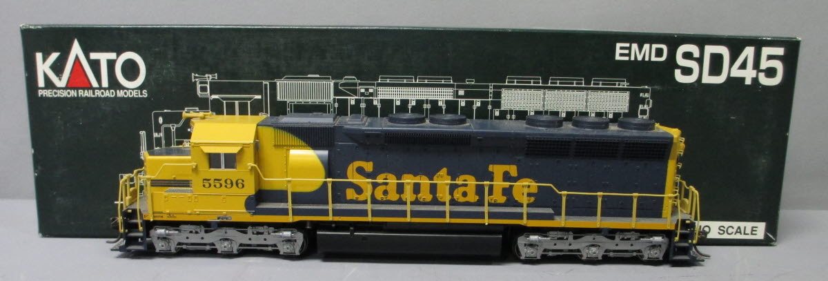 Kato 37-1746 HO Scale Santa Fe EMD SD45 Diesel Locomotive #5596