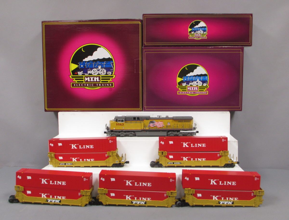 MTH 20-20394-1 UP AC4400 Diesel Twin-Stack Freight Set w/PS 3.0 (Set of 6)