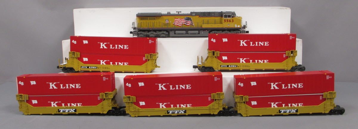 MTH 20-20394-1 UP AC4400 Diesel Twin-Stack Freight Set w/PS 3.0 (Set of 6)