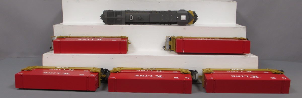 MTH 20-20394-1 UP AC4400 Diesel Twin-Stack Freight Set w/PS 3.0 (Set of 6)