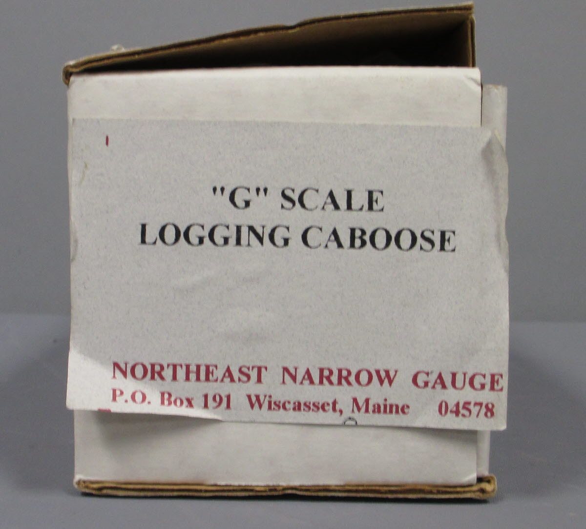 NorthEast Narrow Gauge G Scale Logging Caboose Wood & Metal Kit