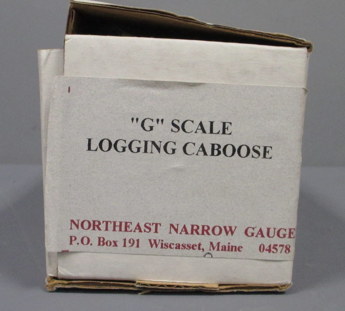 NorthEast Narrow Gauge G Scale Logging Caboose Wood & Metal Kit