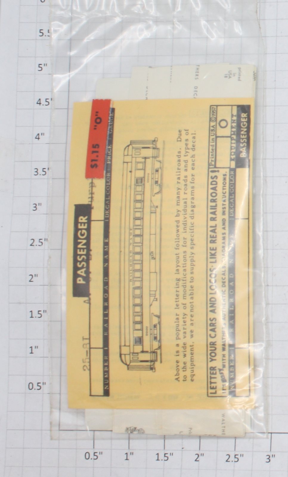 Walthers 25-8I ACL Railway Decal Set