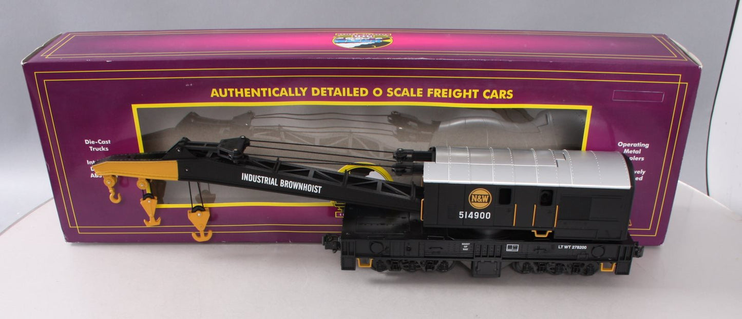 MTH 20-95191 O Norfolk & Western Premier Crane Car