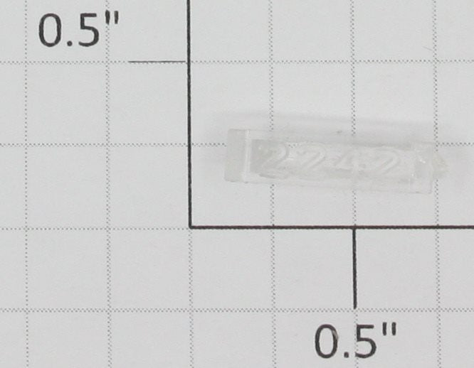 Lionel 2242-6 Right Hand Clear Raised Number Marker Lens/Number Board