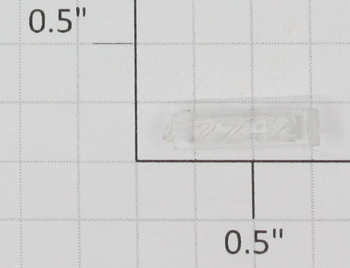 Lionel 2242-10 Left Hand Clear Raised Number Marker Lens/Number Board