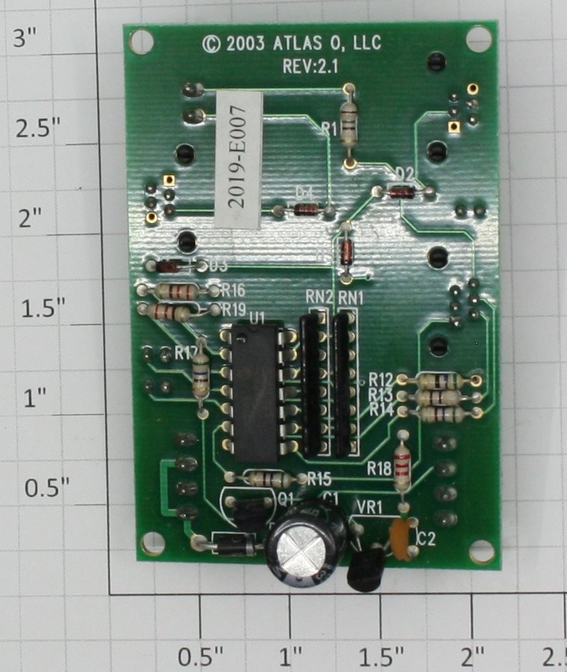 Atlas 150-234-2 O Gauge Rev. 2.1 Block Signal Control PCB Circuit Board