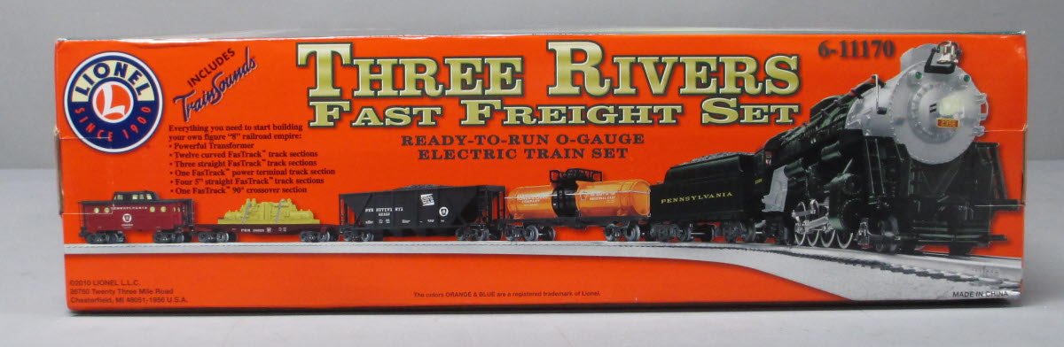 Lionel 6-11170 O Gauge Three Rivers Fast Freight Steam Train Set