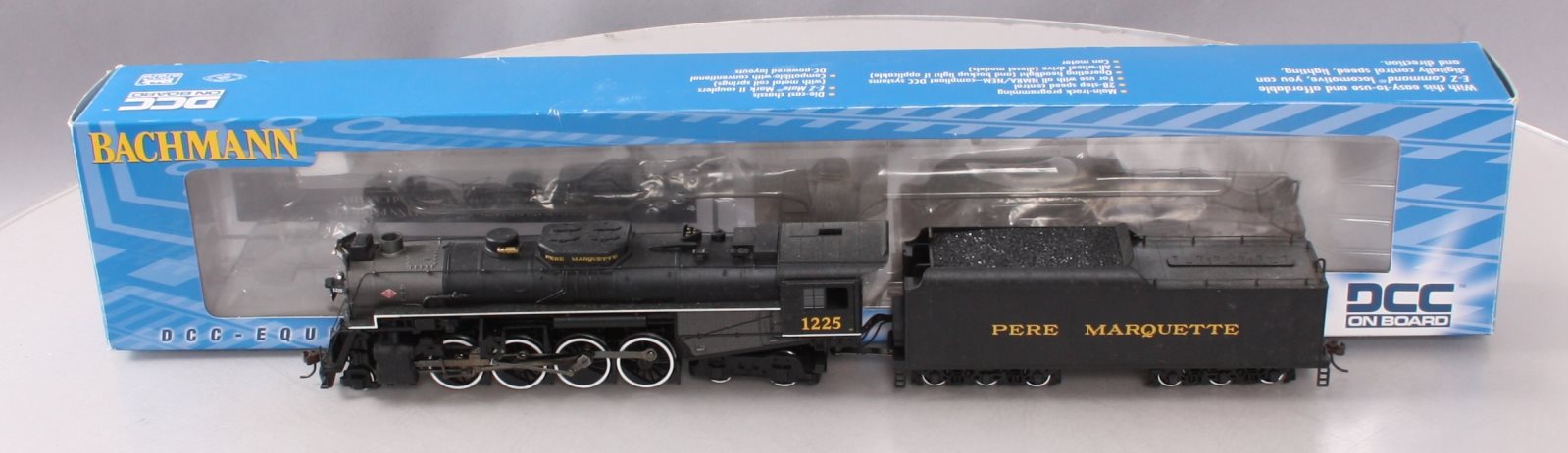 Bachmann 50901 HO Pere Marquette 2-8-4 Berkshire w/DCC Steam Locomotiv ...