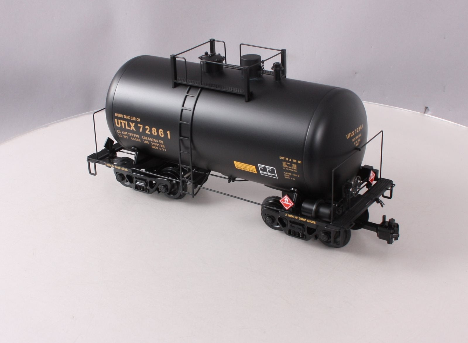 USA Trains R15202 G UTLX Ultimate Series 29' Beer Can Tank Car #72858