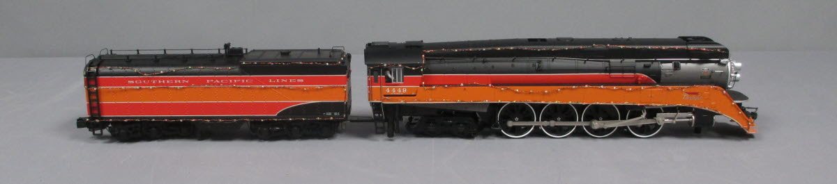 MTH 20-3758-1 Southern Pacific 4-8-4 GS-4 Steam Loco & Tender #4449 w  Lights PS3