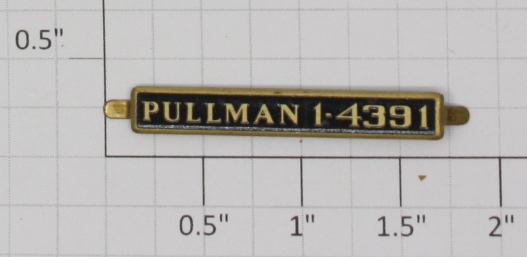 Lionel 4391-1 Lionel Classics AF Mayflower Pullman 1-4391 Nameplate