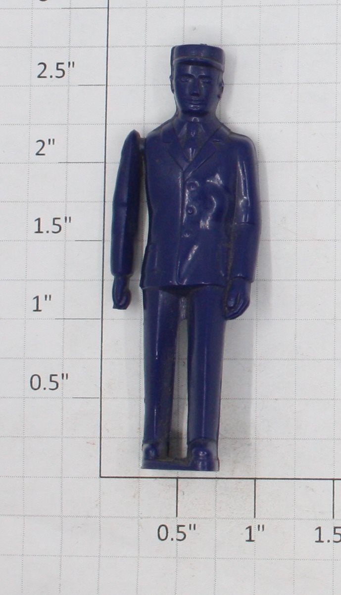 Lionel 145-27X8 Gateman Figure with Arm Only Lantern and Finger missing