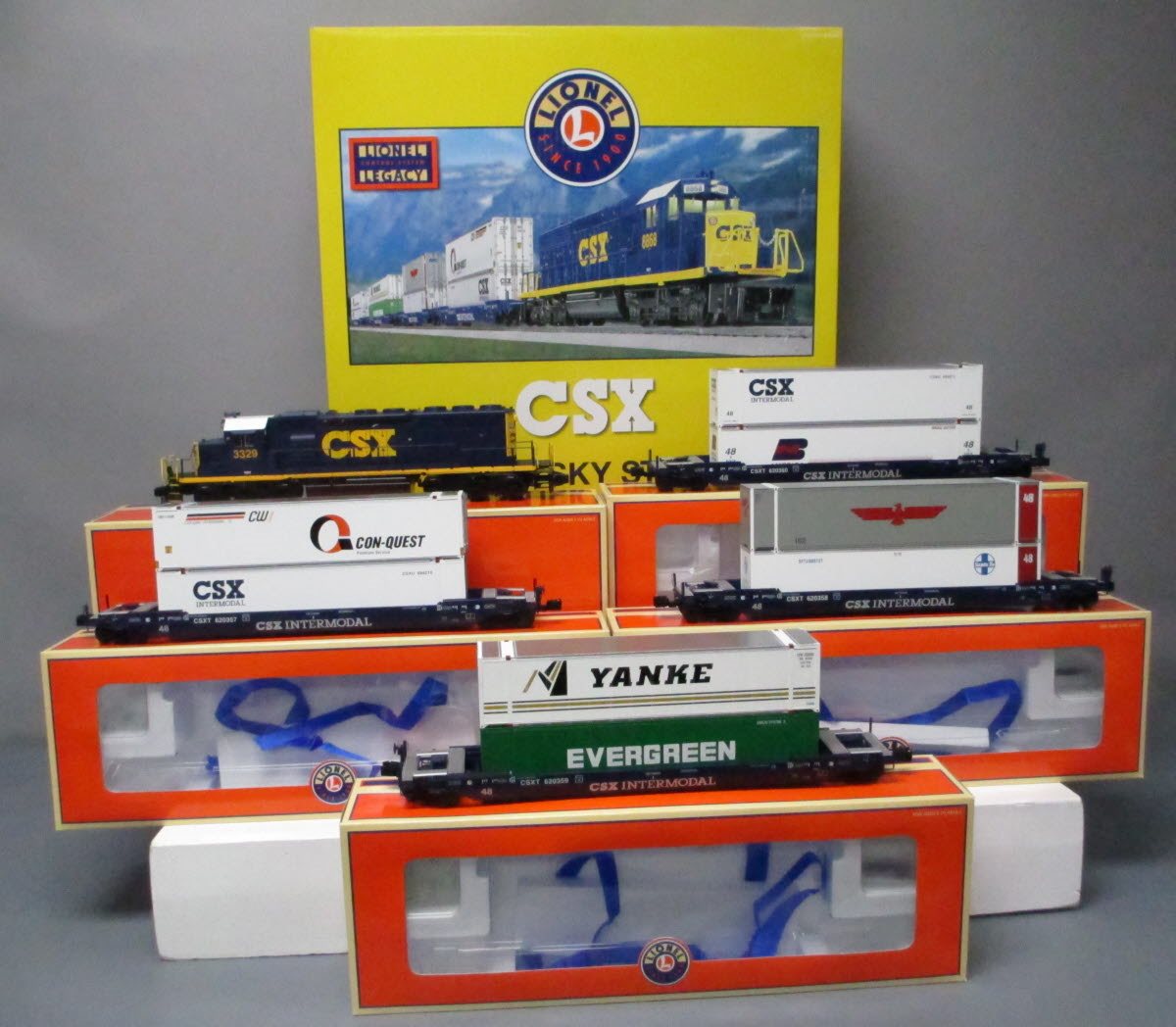 Lionel 6-31760 CSX SD-40-2 Husky Stack O Gauge Diesel Train Set