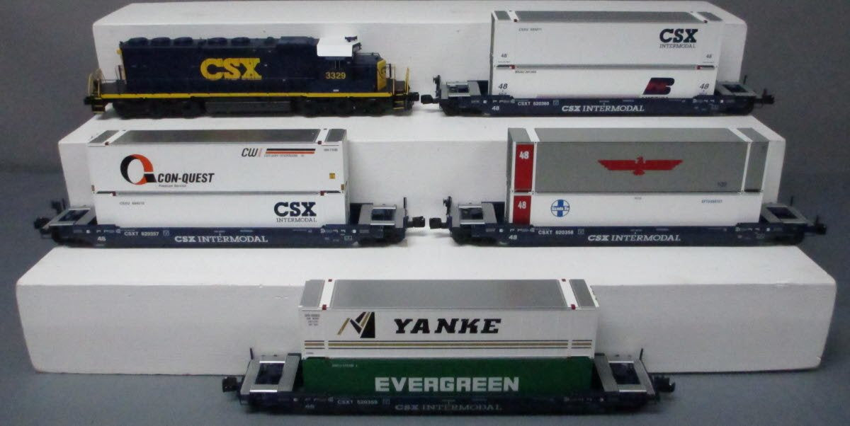 Lionel 6-31760 CSX SD-40-2 Husky Stack O Gauge Diesel Train Set