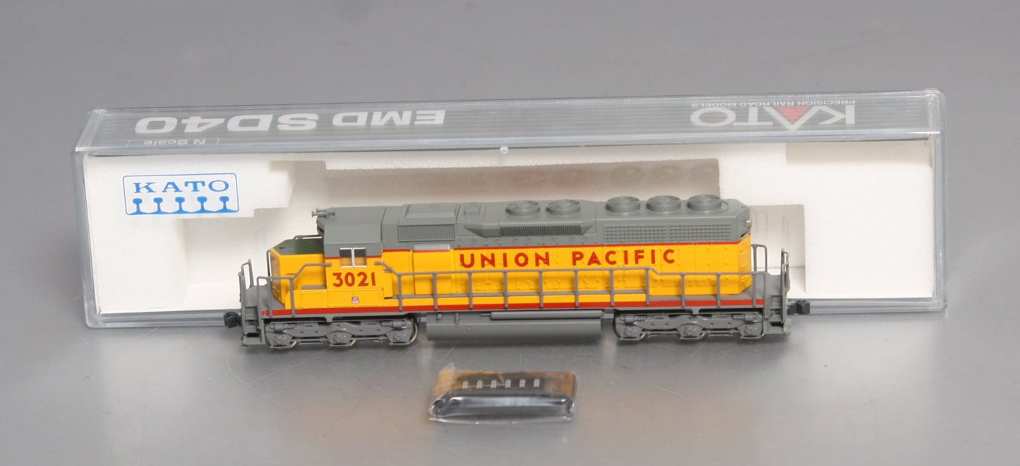 Kato 176-2007 N Scale Union Pacific SD40 Diesel Locomotive #3021