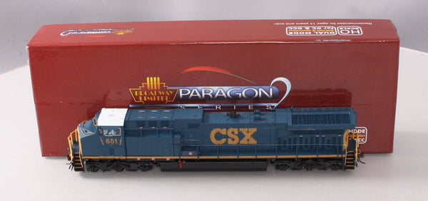 Broadway Limited 2128 HO CSX GE AC6000CW Diesel Engine #651 w Paragon2 –  Trainz