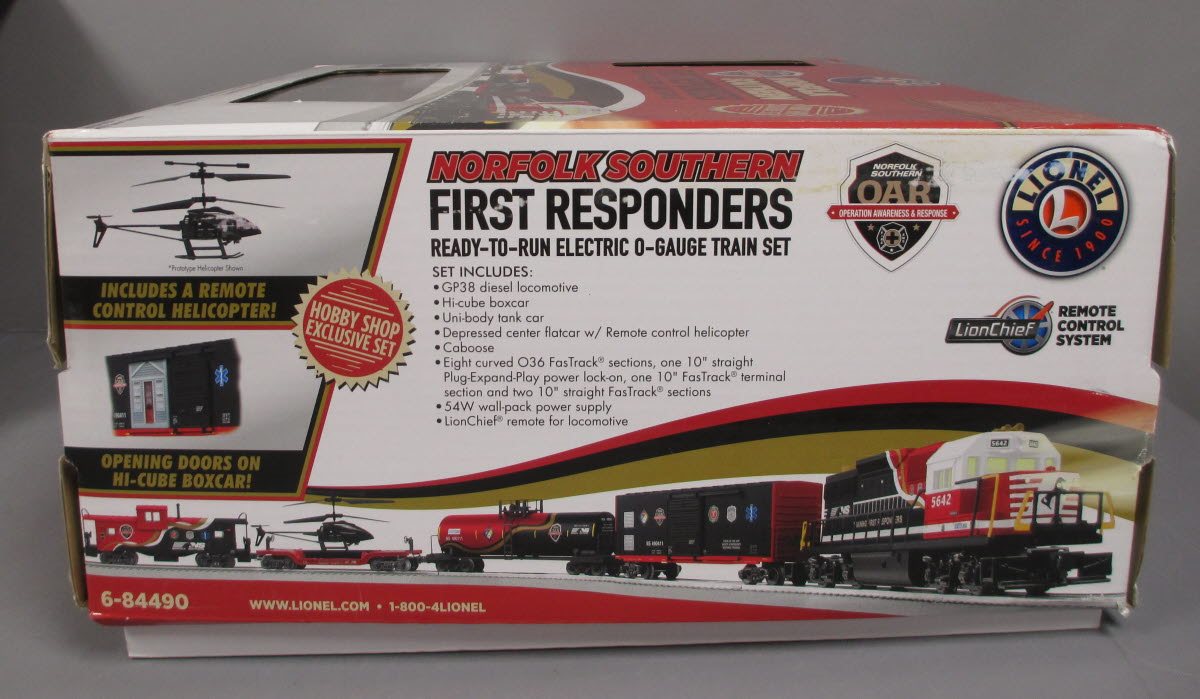 lionel first responder train set