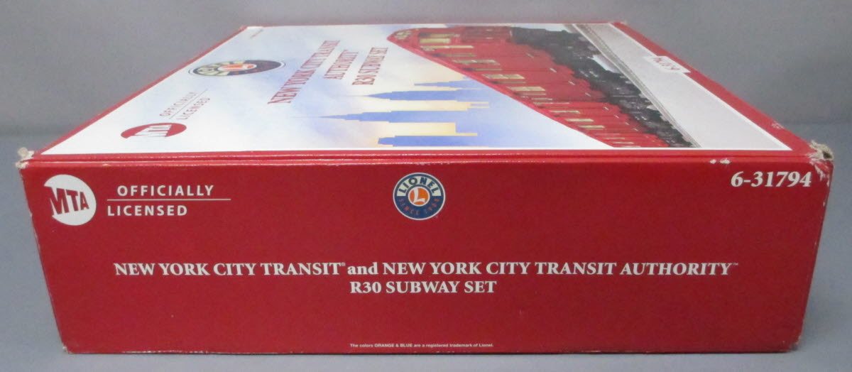 Lionel 6-31794 NYC Transit Authority R30 Subway Set