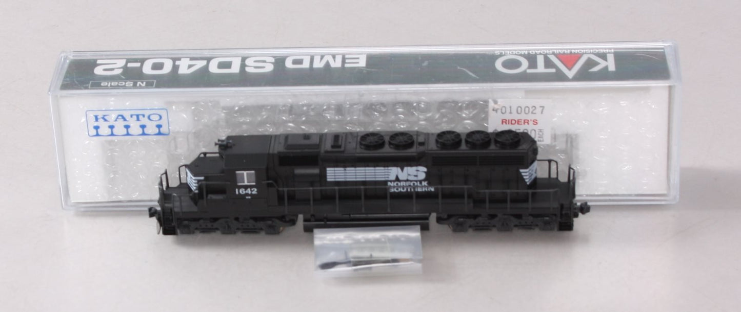 Kato 176-4810 Norfolk Southern SD40-2 Diesel Locomotive #1642