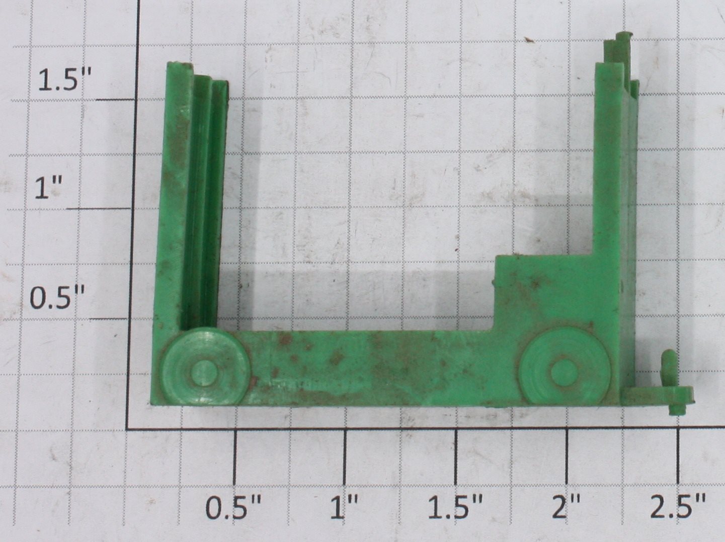 Lionel 356-35 O Gauge Green Baggage Cart Truck without Pads