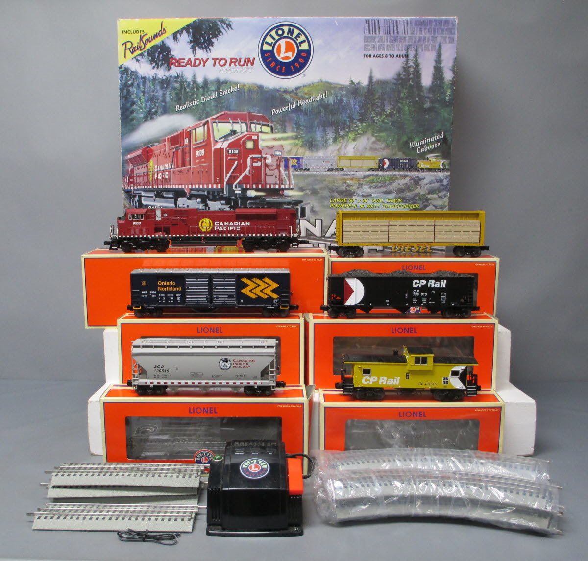 Lionel 6 30026 O Gauge Canadian Pacific Diesel Freight Train Set Trainz