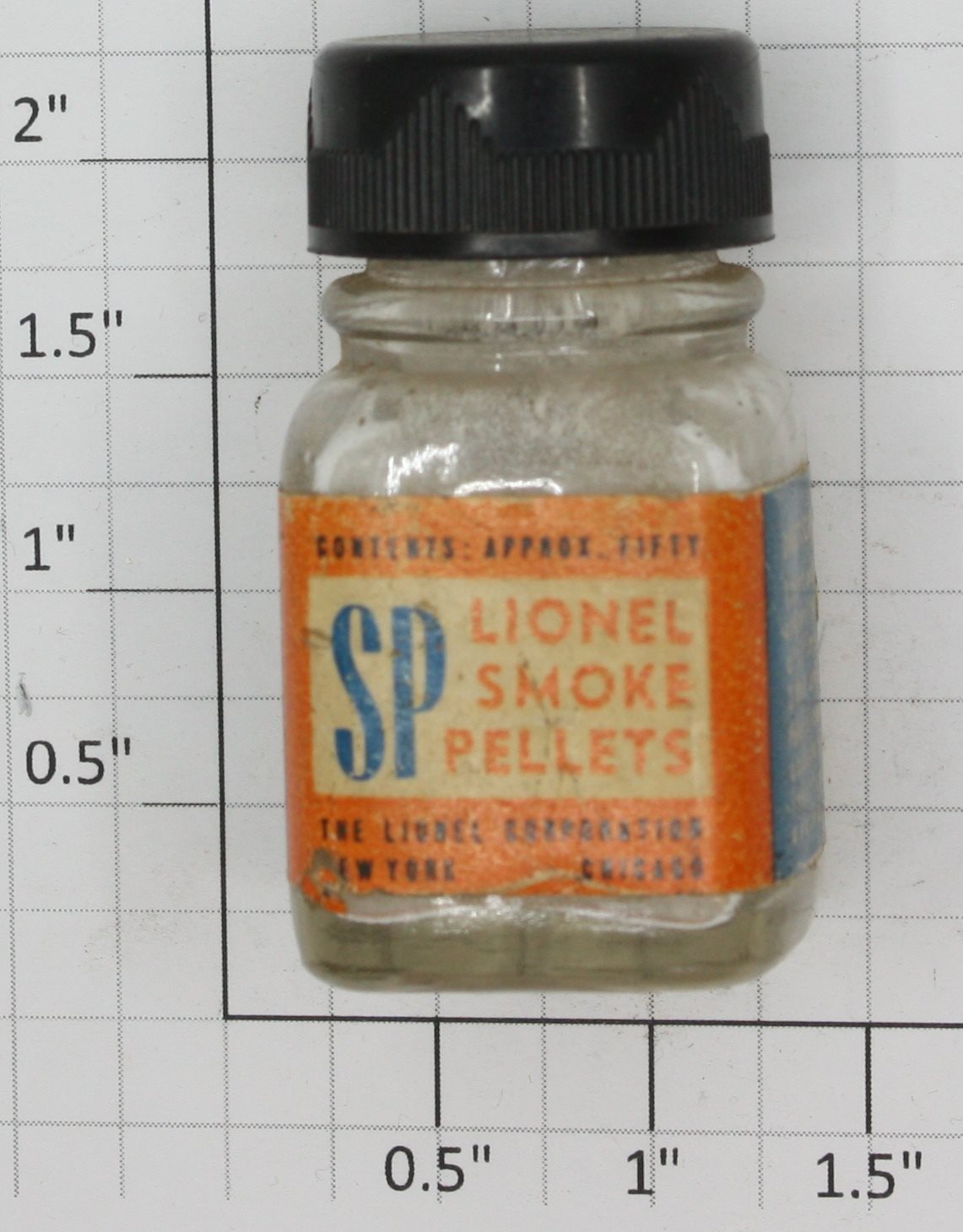 Lionel SP-SPX Vintage Smoke Pellets Bottle - Empty