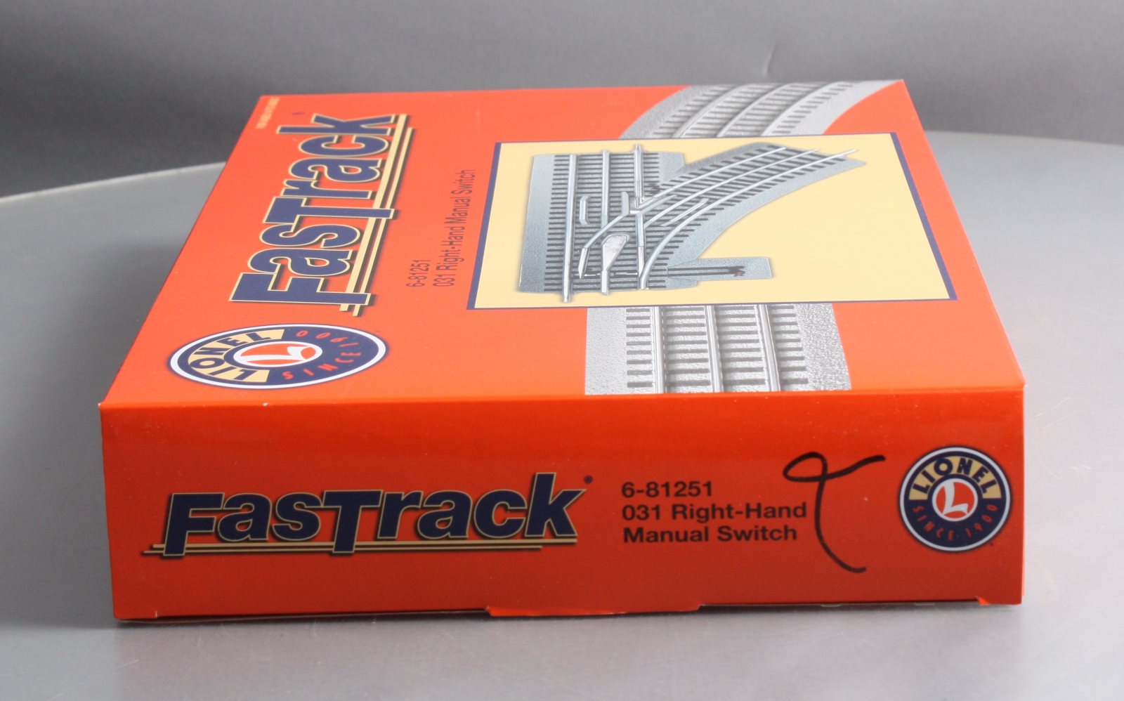 Lionel 6-81251 O-31 Manual Right Hand FasTrack Switch Turnout – Trainz