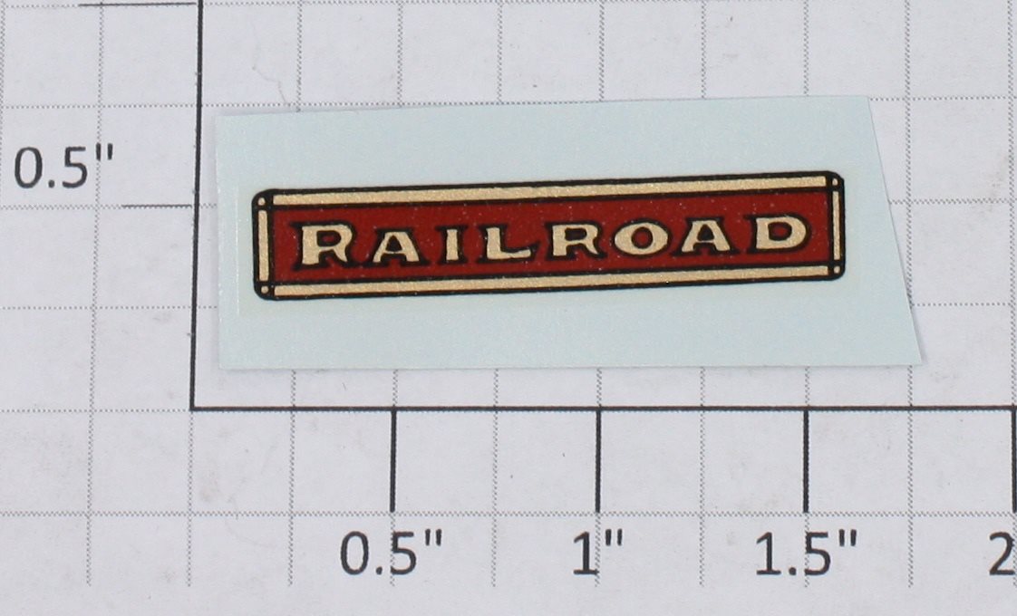 Buddy L Railroad-2 Buddy "L" Railroad Decal