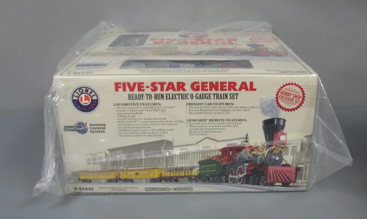 Lionel 6 82442 5 Star General LionChief O Gauge Steam Train Set with B Trainz