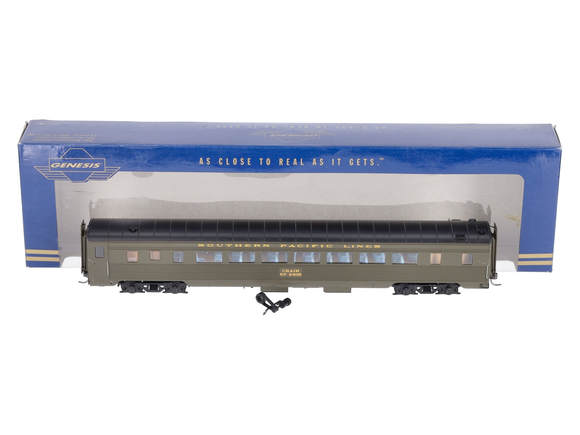 Athearn G97119 HO Southern Pacific General Service 77' Pullman Chair Car  #2432