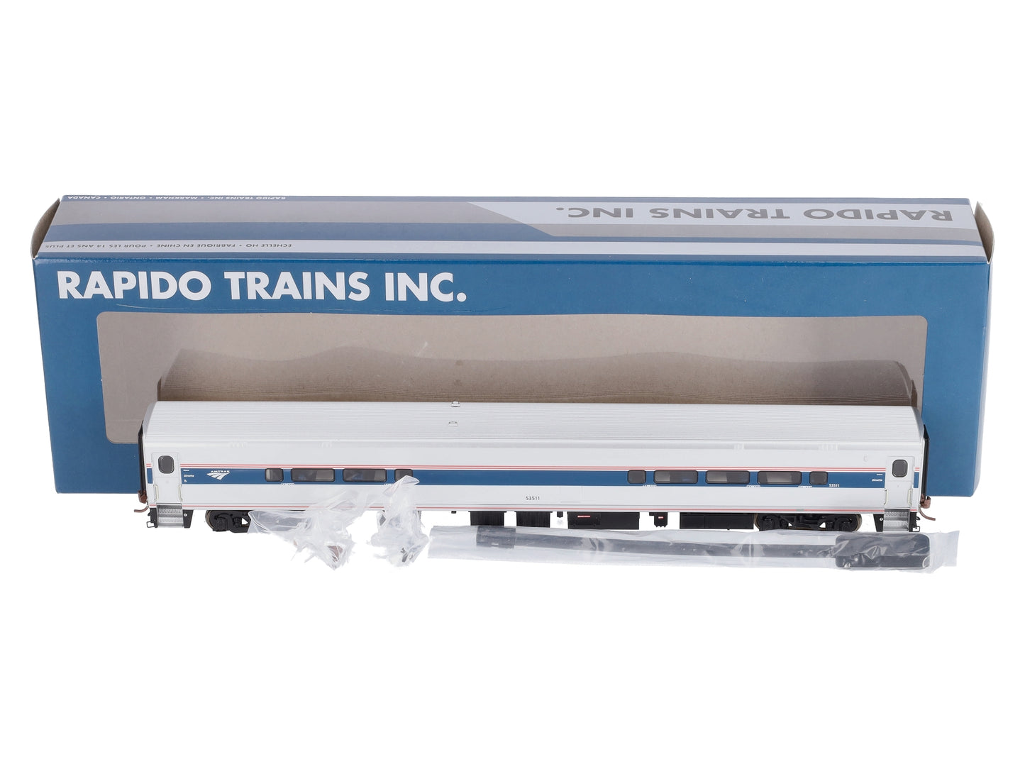 Rapido Trains 128031 HO Scale Amtrak Horizon Phase 6 Dinette Car #53511