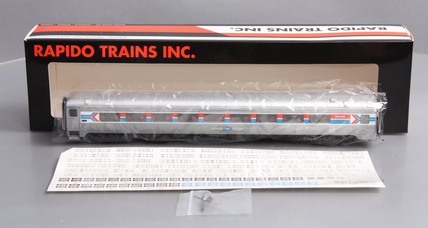 Rapido Trains 17146 HO Scale Amtrak Pullman-Bradley Parlor Car #7256