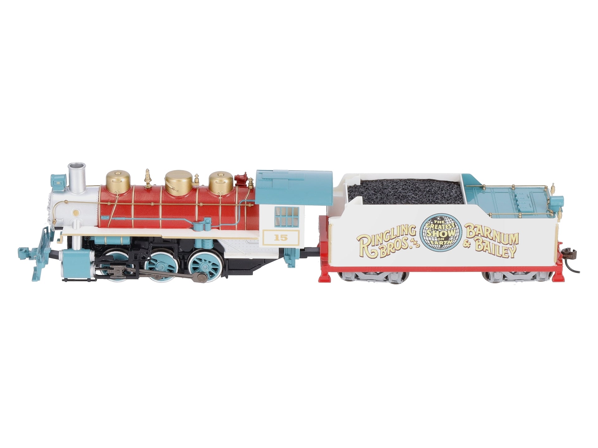 Bachmann 53701 HO Ringling Bros. and Barnum and Bailey 0-6-0 USRA Steam  Loco #15