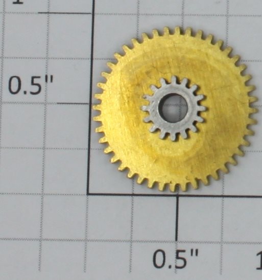 Lionel SLS-11 Brass .95" 44 Tooth x 16 Tooth Compound Gear