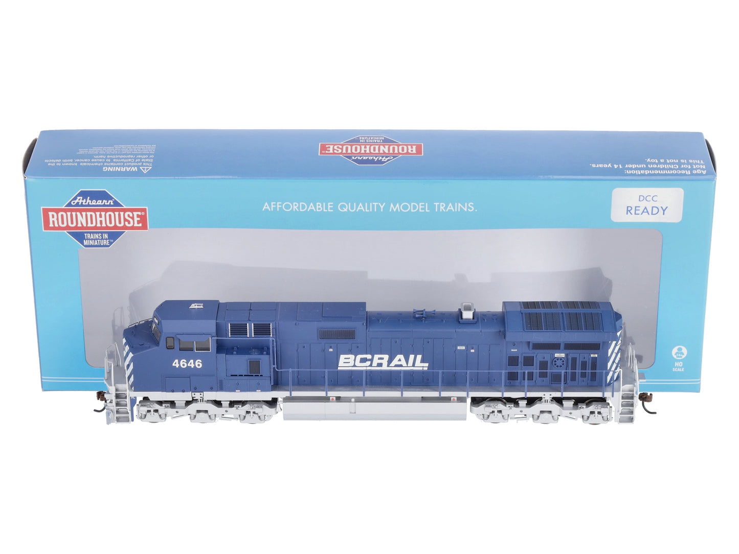 Roundhouse 78041 HO BC Rail Dash 9-44CW Diesel Locomotive #4646