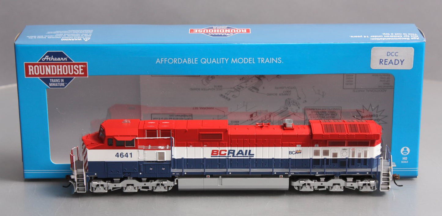 Roundhouse 78039 HO Scale BC Rail Dash 9-44CW Diesel Locomotive #4641