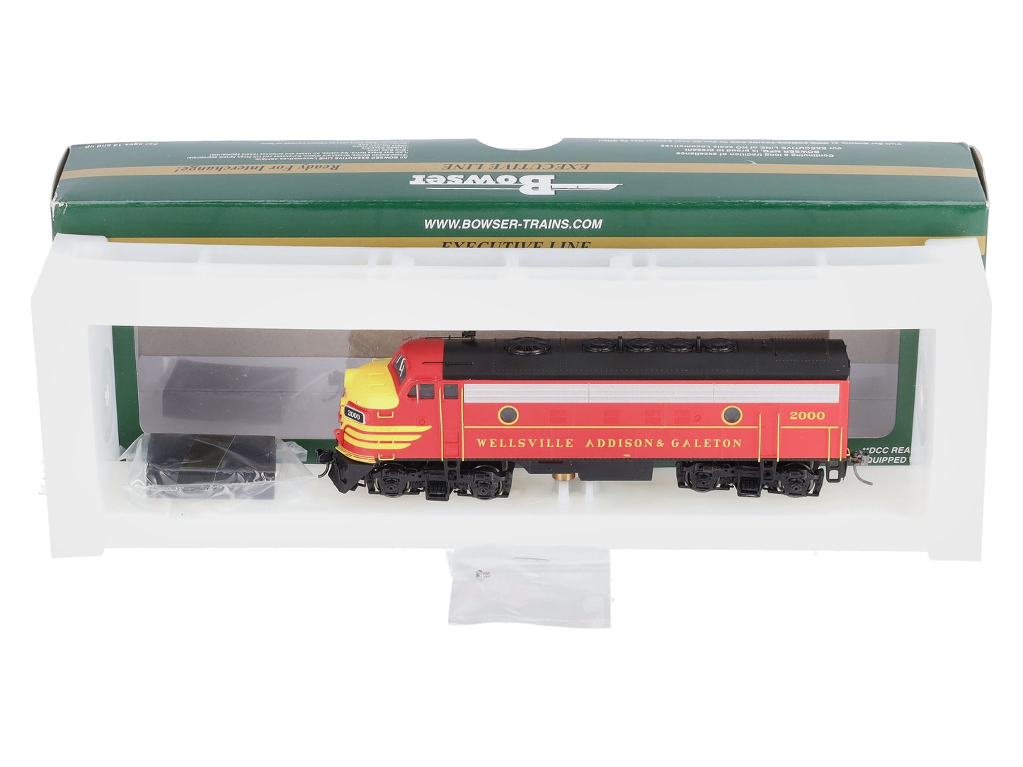 Bowser 24076 HO Scale Wellsville Addison & Galeton Diesel Locomotive # 2000