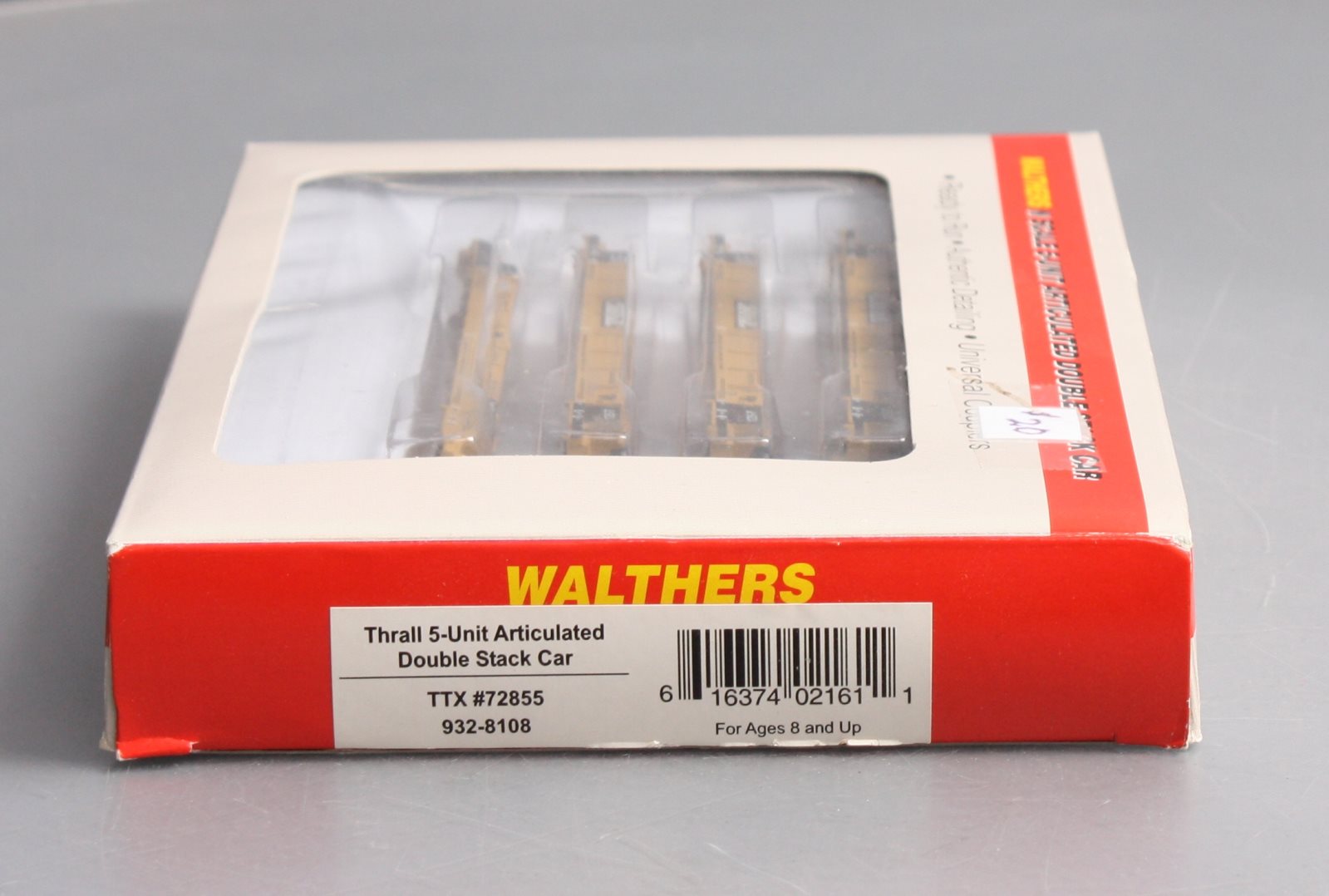 Walthers 932-8108 N Scale TTX 5-Unit Double Stack Car Set #72855