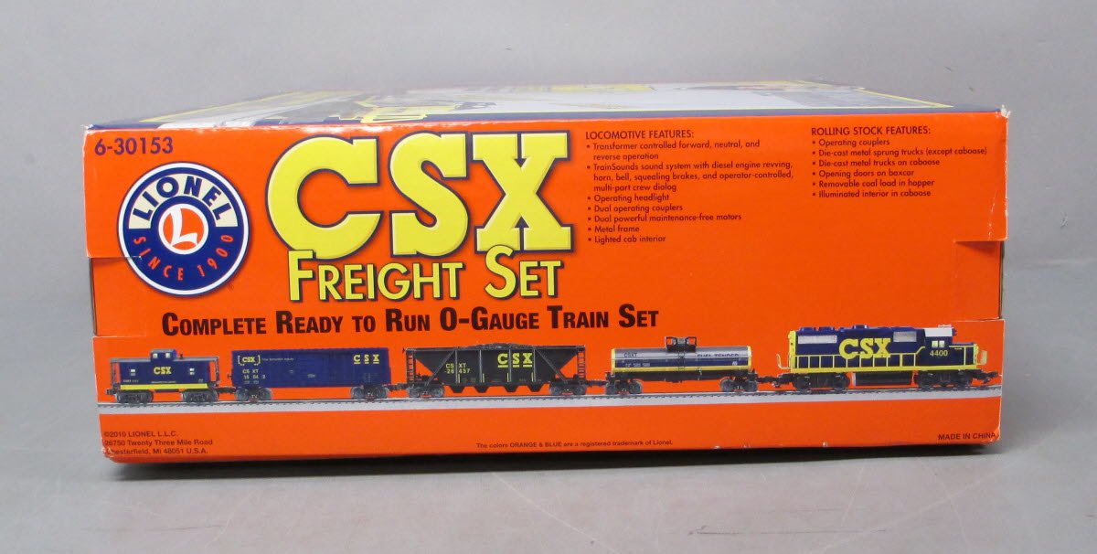 Lionel 6-30153 CSX O-27 Gauge Diesel Freight Train Set