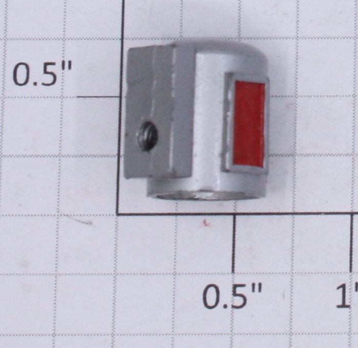 Lionel 390-71 Nickel Painted Die-Cast Headlight with End Hole