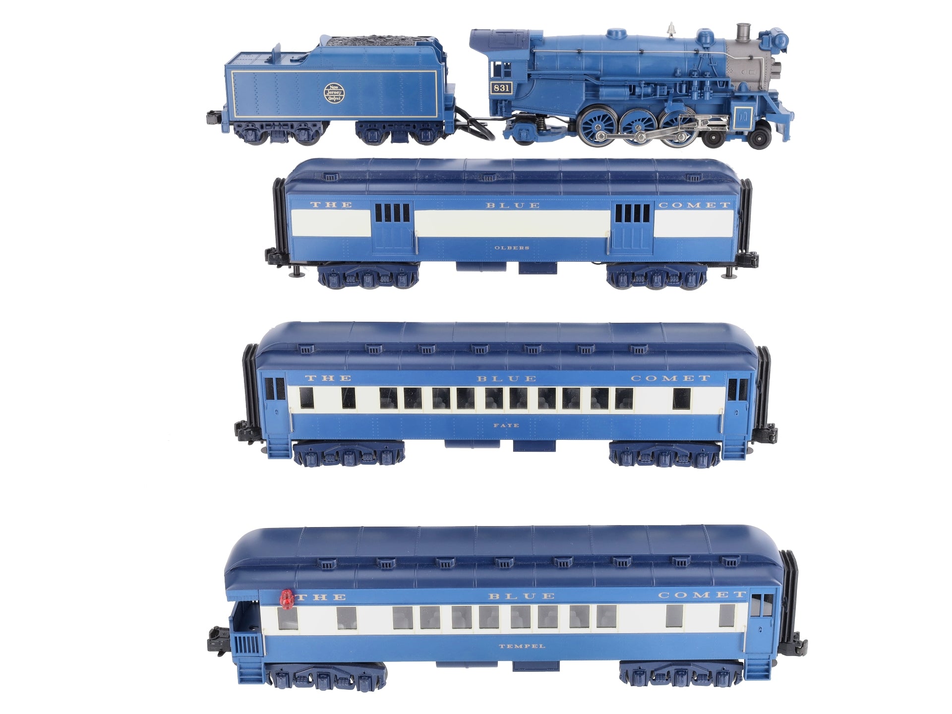 MTH 30-4192-1 Jersey Central RailKing 4-6-2 Bantam O Gauge Train Set w/PS  2.0