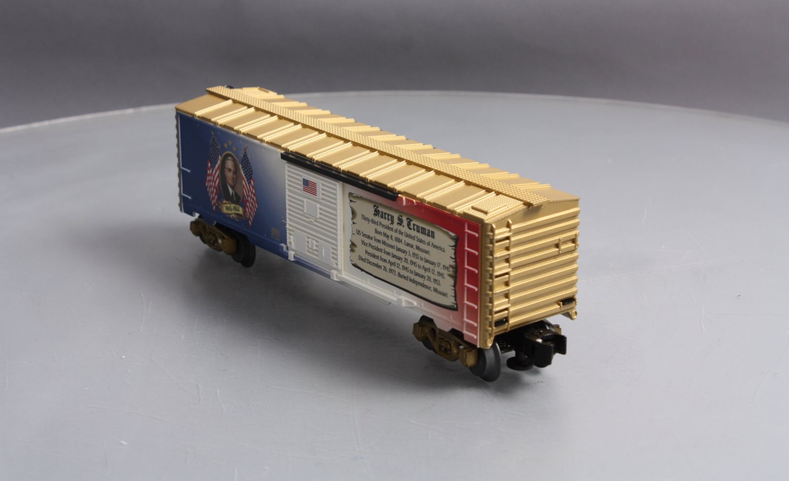 Lionel 6-25933 O Gauge USA Presidents Harry S. Truman Boxcar